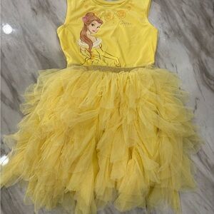 Disney Belle Yellow Tulle Dress